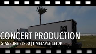 Build a Stageline SL250 mobile stage timelapse setup J&S Pro Sound