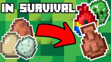 Spawn Eggs in Survival Minecraft| Datapack showcase