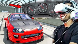 DRIVING SUPRA IN VIRTUAL REALITY IS SO MUCH FUN | CAMMUS C12