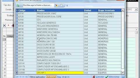 Software contable ContaPyme - Ej 2 Embodegamiento de elementos compuestos