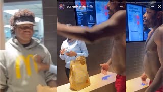 Adrien Broner “DON’T BE SPITTING ON MY FOOD” Tells McDonald’s Employee • PRANK