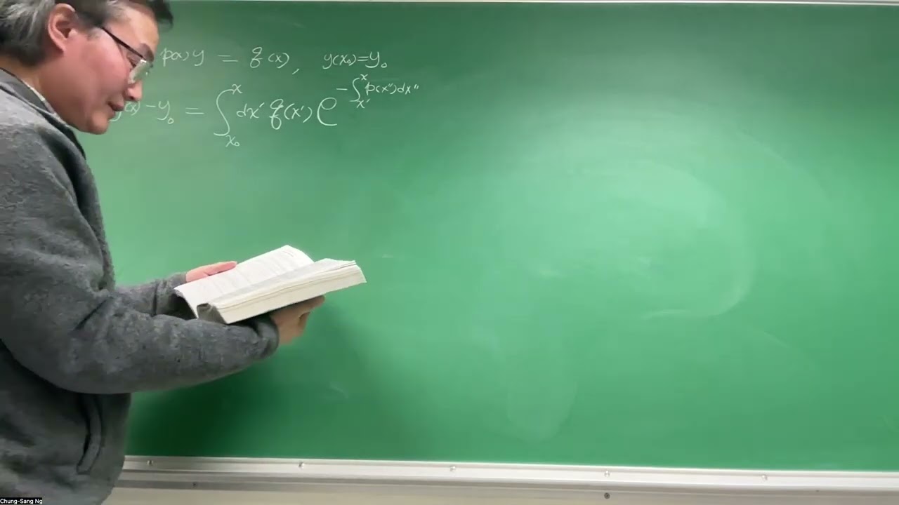 Arfken Section 7.2 Linear First-Order Ordinary Differential Equations