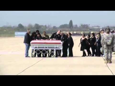 Sergeant Jason Weaver's body returns to OC - 2011-03-14 