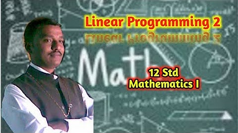 7 - Linear Programming /2/ Linear programming Exercise 7.2