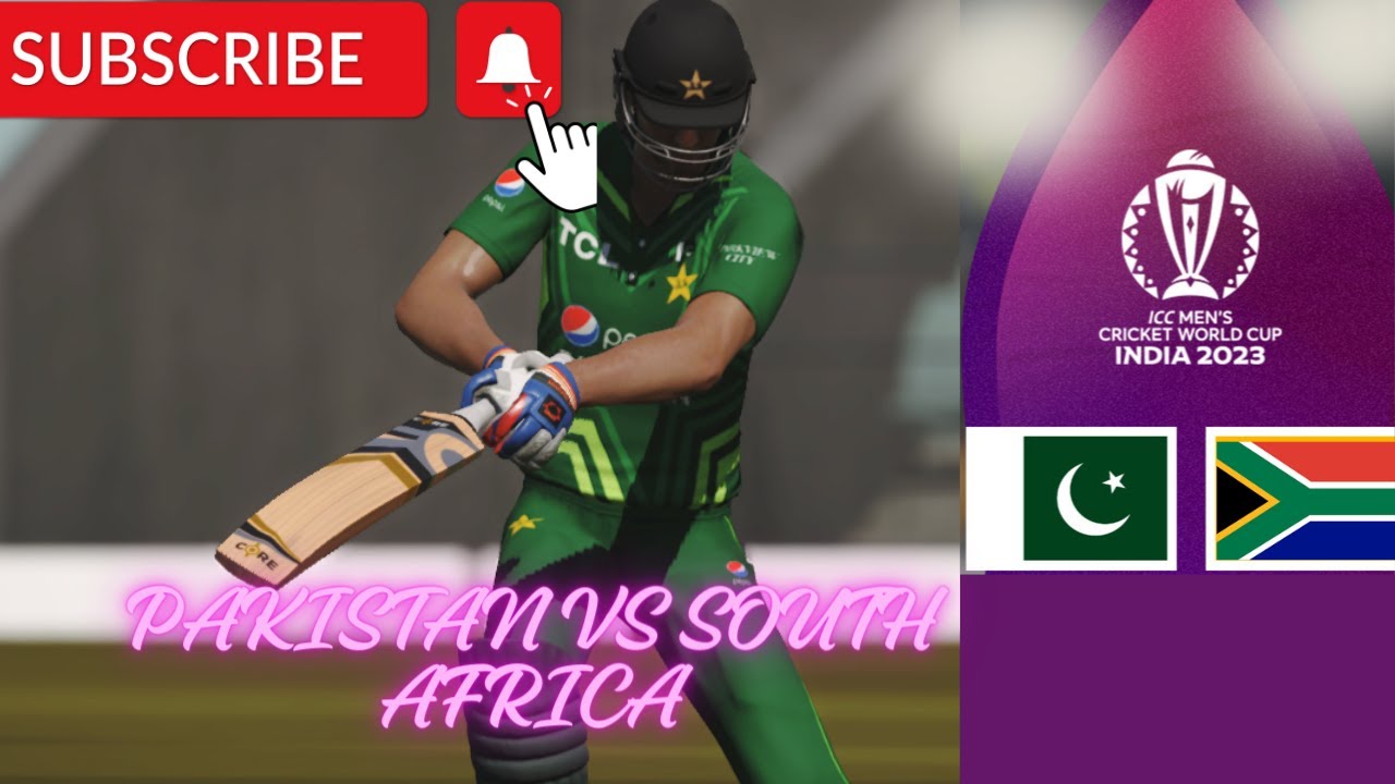 Pakistan vs South Africa/World cup 2023 Match/Cricket 24 Gameplay(URDU