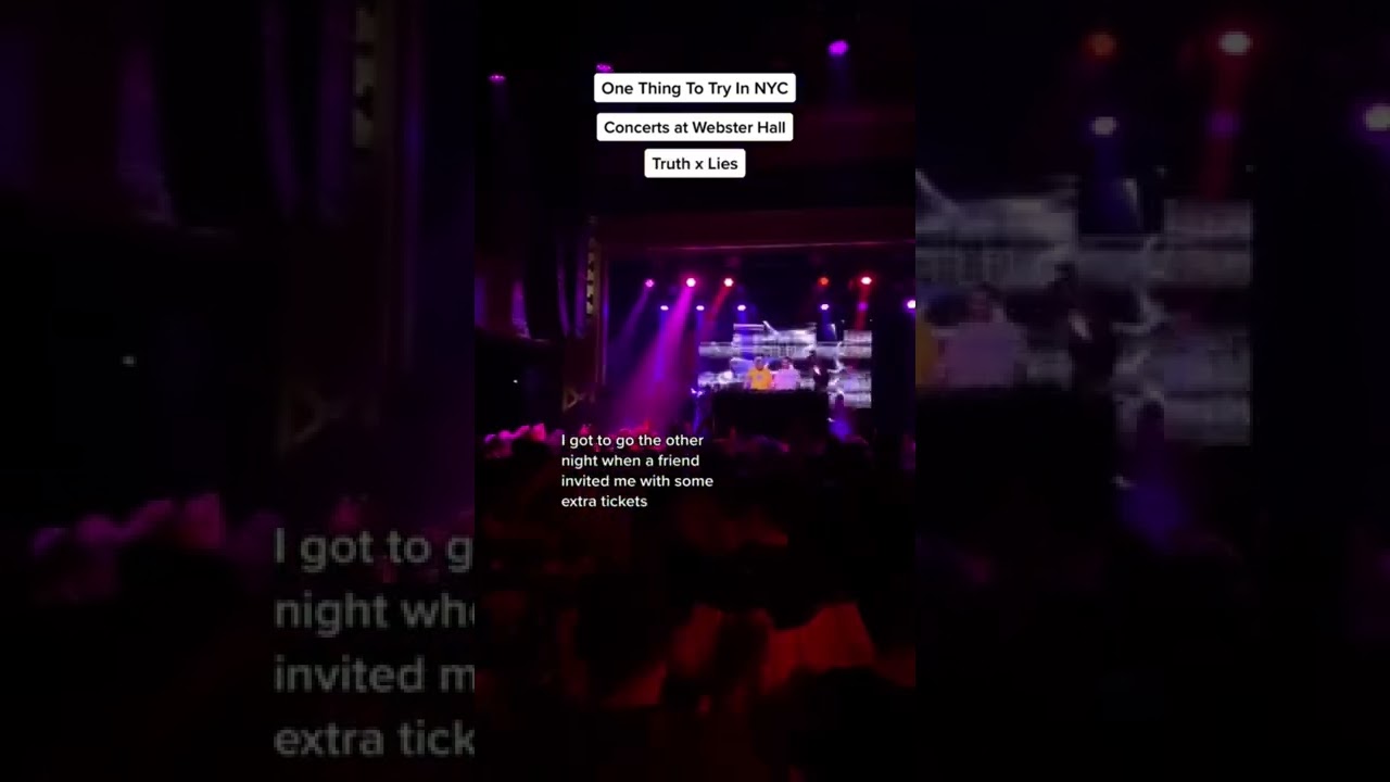 One Thing To Try In NYC: Webster Hall for concerts and events