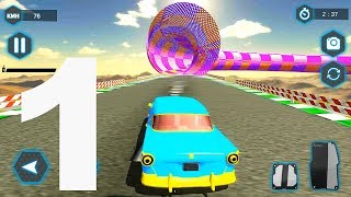Retro Car Extreme Stunts Mega Ramps - Android Game Part 1 screenshot 4