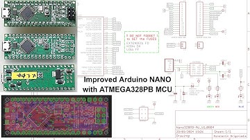 NEW and IMPROVED NANO Design with an ATMega328PB MCU
