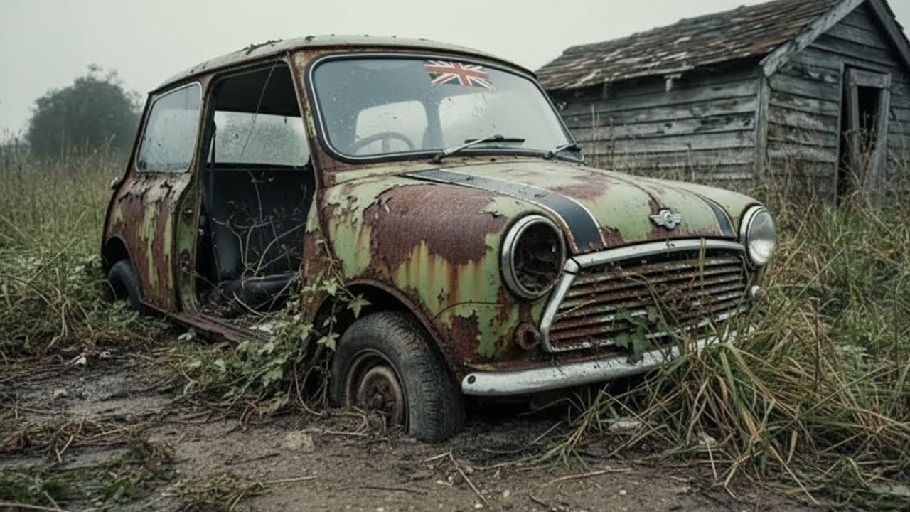 Mr. Bean’s Mini Cooper Abandoned in a Field… Then Rebuilt It || ASMR REBUILD