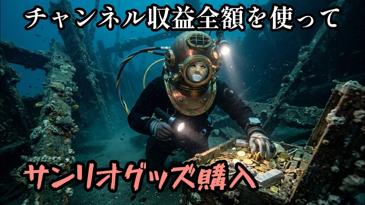 【2026年1月度】チャンネル収益でサンリオグッズ買うぞォォォォッ