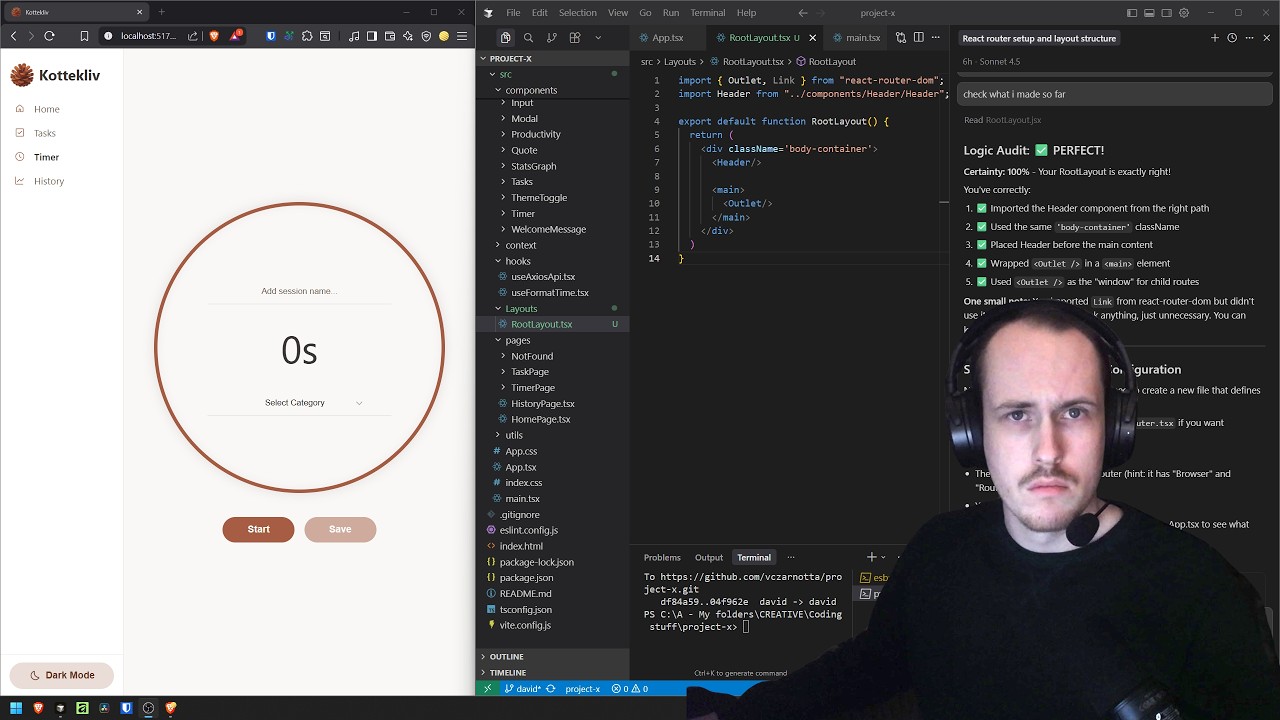Javascript - coding whilst I wait for my chicken in oven - YouTube
