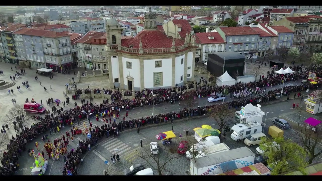 Carnaval Barcelos 2017 vista aérea