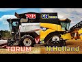 Torum 785 VS New Holland CR9080 - Size/Power Comparison (Russian Beast vs Yellow Beast) Ростсельмаш