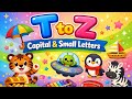 Fun Alphabet Learning T to Z 🎉 | Capital & Small Letters