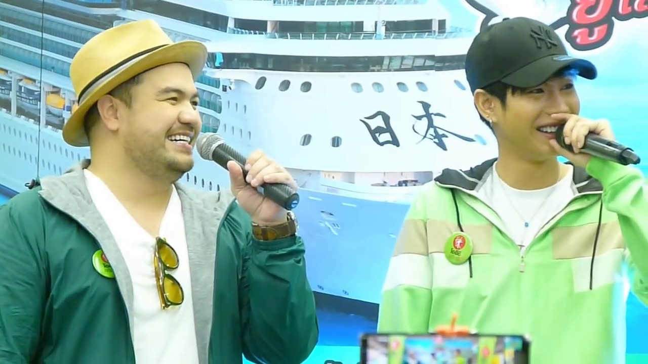 เป๊ก ผลิตโชค โอ๊ต ปราโมทย์ พูดคุย+แซวเพลงพี่โบ /ถ่ายรูปกับผู้โชคดี งานโออิชิ @ Big C ลาดพร้าว[1/4]