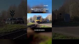 Mehrere Verletzte bei Zugunglück in Dänemark #dänemark #zug #zugunglück #unfall #nachrichten #news