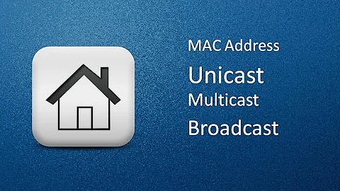 How to find out Unicast, Multicast and Broadcast address in MAC