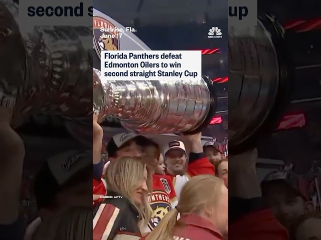Florida Panthers win 2025 Stanley Cup