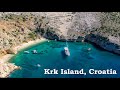 Krk island croatia 2021  4k aerial