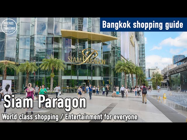 cosmetics boutiques in Siam Paragon mall, Stock Video