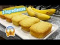 PANQUECITOS DE PLÁTANO CON SOLO 3 INGREDIENTES