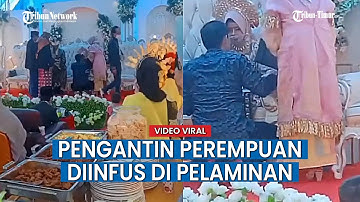 Viral Pengantin Perempuan Sedang Sakit, Tetap Duduk di Pelaminan dengan Alat Inpus hingga Oksigen