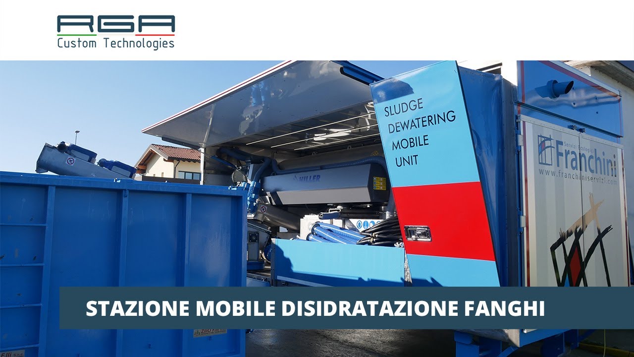 Automazione di una stazione mobile per disidratazione fanghi