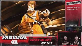 "Dev Talk" at fadecon 2017. Music for  DUSK, IDKFA, ROTT, and Rad Rodgers