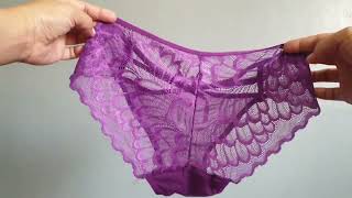 Tiny See Through Lingerie G String Transparent Seamless Middle Waist Panty Haul
