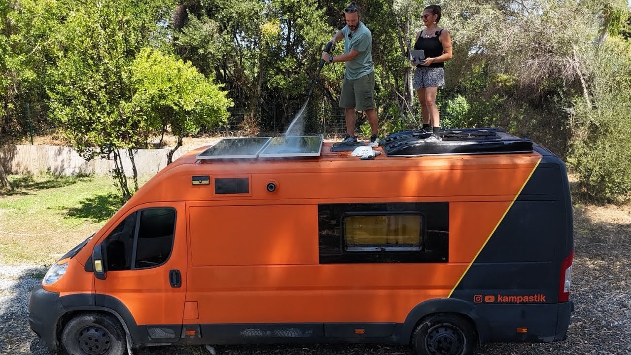 KARAVANI YOLCULUĞA HAZIRLADIK-BÜYÜK TEMİZLİK!