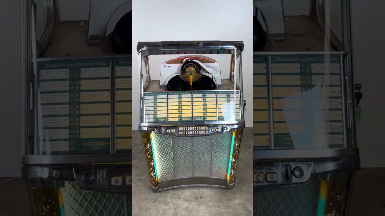 Lot 47: 1957 Wurlitzer 2104 Jukebox - 02679DM - YouTube
