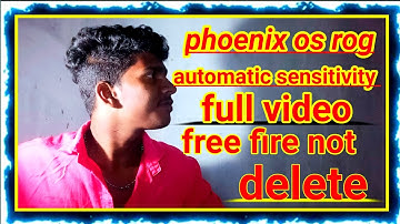 phoenix os rog automatic sensitivity problem solve in tamil ||part 2||rog new os ||2021|