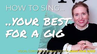 A Vocal Coach's ULTIMATE GIG PREP advice! | MusicForMy... Voice