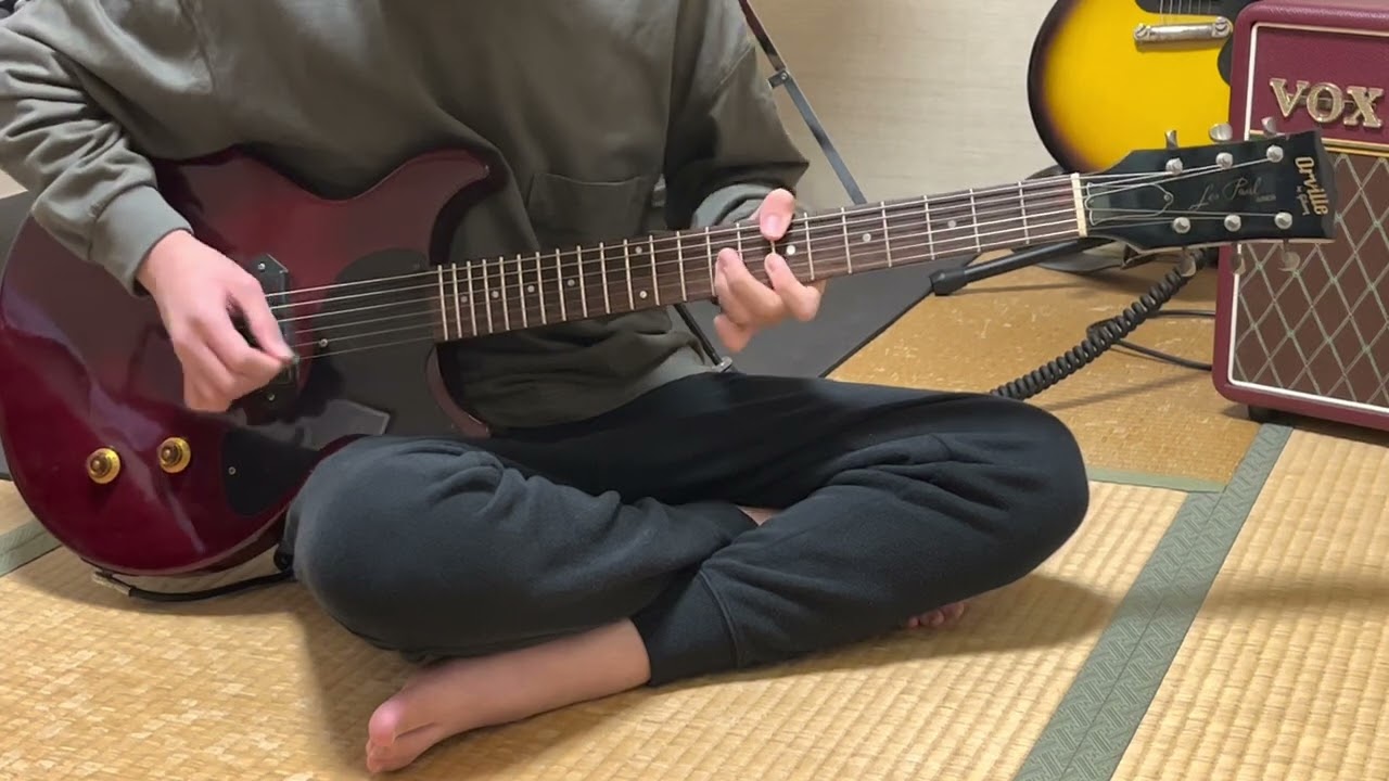 中学生ギター　Johnny Thunders 「Born To Lose」 Guitar Cover　ジョニーサンダース・ボーントゥルーズ