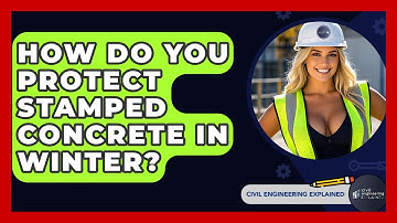 How Do You Protect Stamped Concrete In Winter? - Civil Engineering Explained