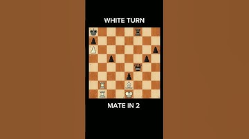 HIKARU CHESS PUZZLE ♟️ { #shorts #chess #gaming #puzzle #hikaru #kids #brilliantmove #chessgame }