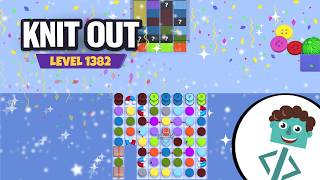 Knit Out Level 1382 | Walkthrough | No Boosters