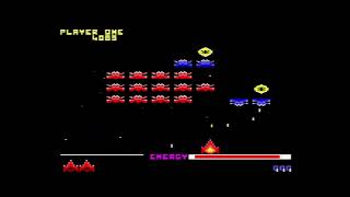 Classic Axiens (Amstrad CPC). Score: 8 725 #amstradcpc #amstrad #galaxian #retrogaming #gameplay