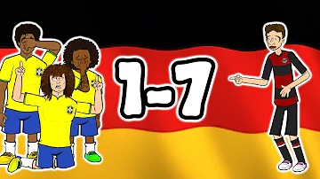 🏆1-7! Germany destroy Brazil!🏆 (World Cup 2014 Semi-Final Parody Goals Highlights)