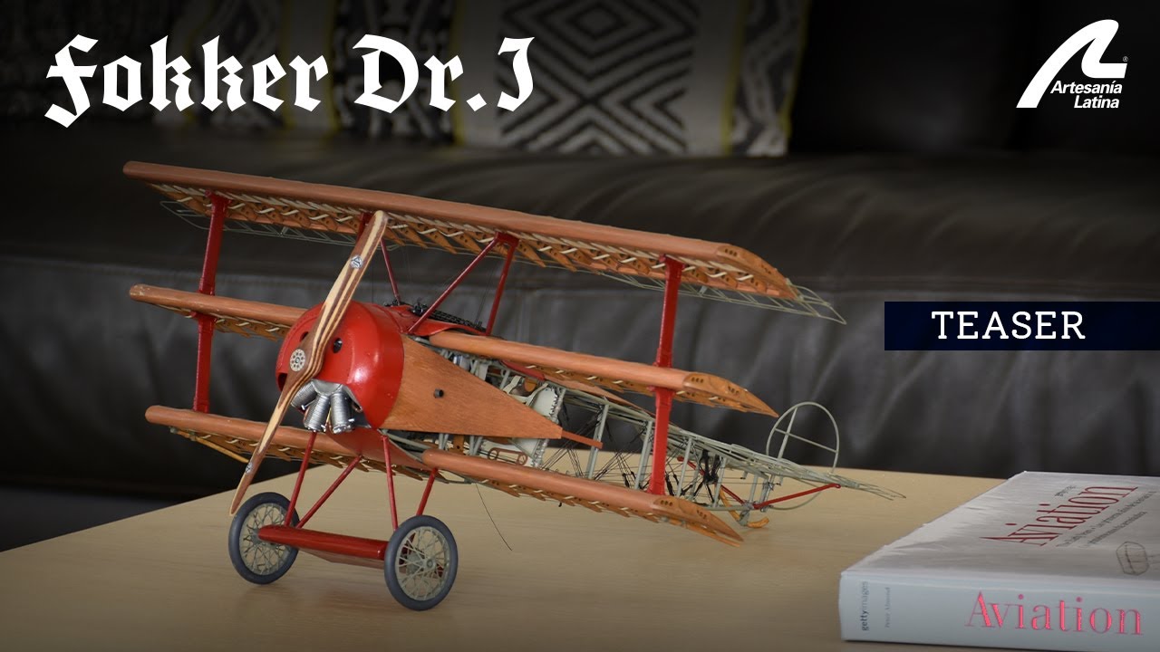Fokker Dr. 1 static model 1:16 museum scale kit, 279,90 €