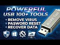 USB with 100+ Powerful Tools: Recover Data, Reset Password &amp; Fix Errors