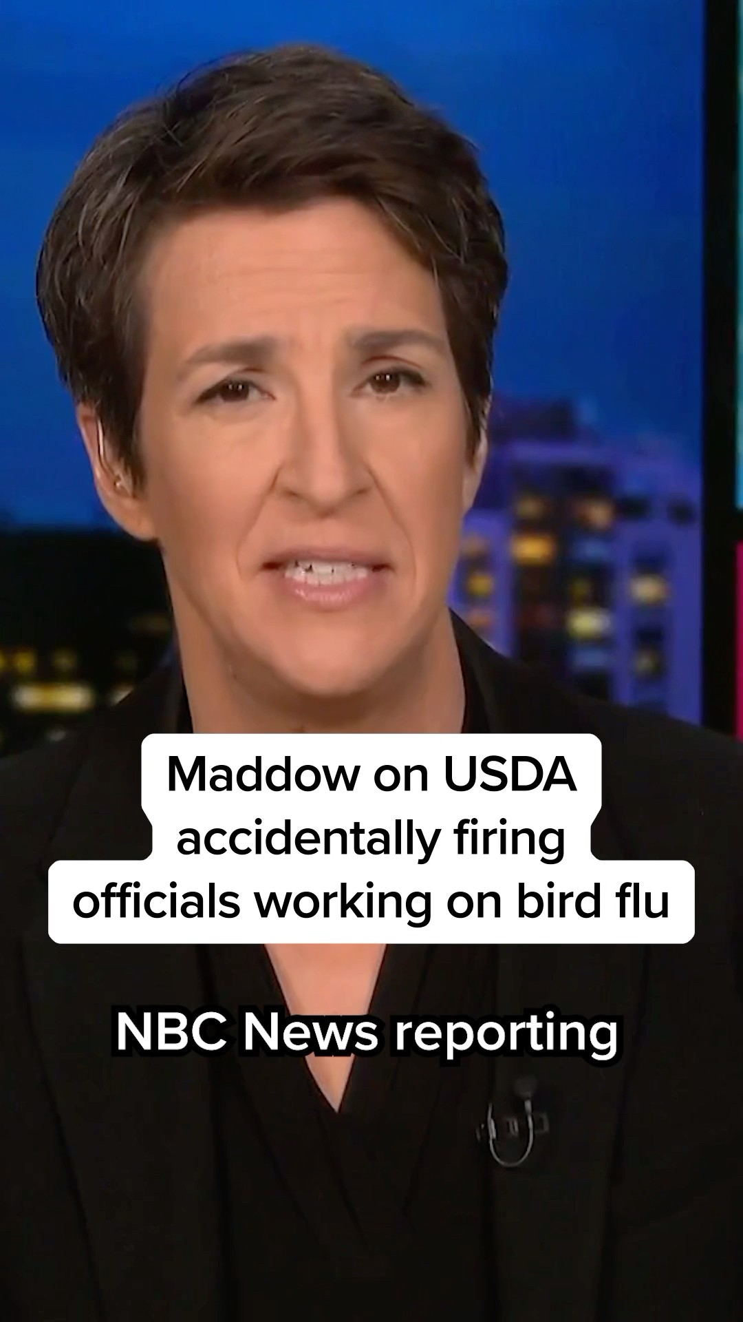 Maddow on USDA accidentally firing officials working on bird flu