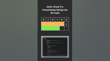 LeetCode 2116: Validate Parentheses Strings Efficiently! 🧐✅ | Step-by-Step Guide