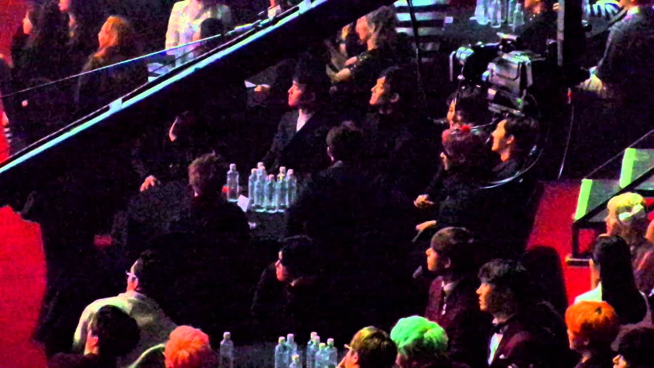 160217 가온차트 엑소 가수 대기석 1