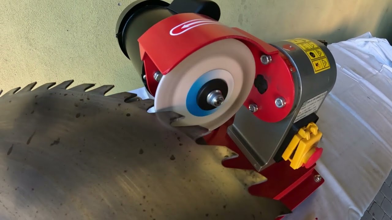 Bruska pilového kotouče - snadno a rychle