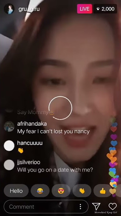 [Instagram live]