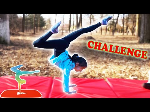 GYMNASTICS CHALLENGE with My MOTHER in the FOREST | Cine s-a LOVIT cel mai TARE ?