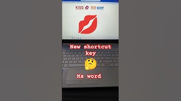 Kiss 💋 Ms Word Shortcut Tricks #shorts #virlshort #computer #tranding #tricks