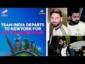 Breaking team india leaves for icc t20 world cup   warmup match on june 1  1st match on june 5