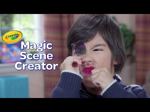 NEW Crayola Magic Scene Creator || Crayola Product Demo